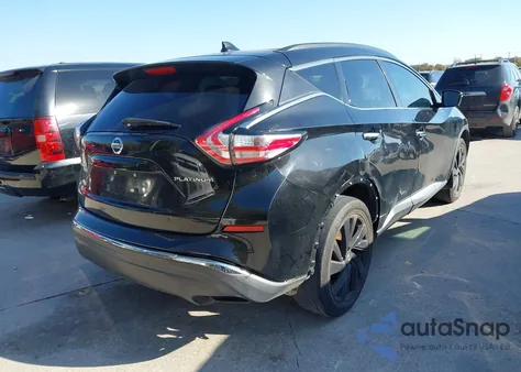 2017 Nissan Murano Platinum из США, поврежденный, VIN 5N1AZ2MG4HN152015